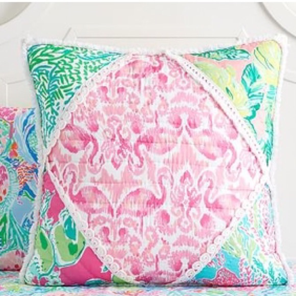 lilly pulitzer euro sham